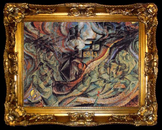 framed  Umberto Boccioni State of Mind II The Farewells, ta009-2